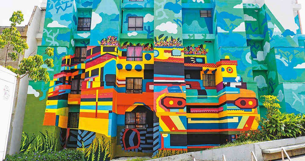 Mural el Beso del Chico